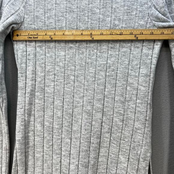 Anthropologie Sweater Women's S Light Grey Long Sleeve Round Neck Cozy Soft - Picture 7 of 8